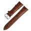 Изображение товара «Ремешок для Apple Watch 42мм, кожаный коричневый, классическая пряжка (крокодил)» №5
