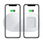 Изображение товара «Беспроводное зарядное устройство Baseus Simple 2 in 1 Wireless Charger 18W Transparent» №8