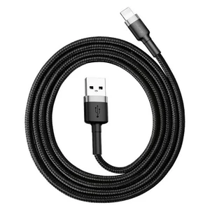 Изображение товара «Кабель Baseus Cafule Cable USB or Lightning 2М Black/Grey»