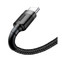 Изображение товара «Кабель Basues USB For Type-C 3A 1M Cafule Cable Black/Grey» №11