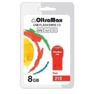 Флеш-накопитель OltraMax 210 USB 2.0 8Gb Red