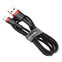 Изображение товара «Кабель Baseus Cafule Cable USB or Lightning 2.4A 1М Black/Red» №11