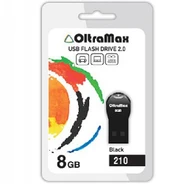 Флеш-накопитель OltraMax 210 USB 2.0 8Gb Black