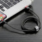 Изображение товара «Кабель Basues USB For Type-C 3A 2M Cafule Cable Black/Red» №4