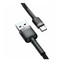 Изображение товара «Кабель Basues USB For Type-C 3A 1M Cafule Cable Black/Grey» №9