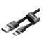 Изображение товара «Кабель Basues USB For Type-C 3A 1M Cafule Cable Black/Grey» №10