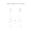 Изображение товара «Сменнные насадки для зубной щетки Xiaomi Ultrasonic Electric Toothbrush (DDYST01SKS) - 3 шт White» №6