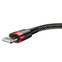 Изображение товара «Кабель Baseus Cafule Cable USB or Lightning 2.4A 1М Black/Grey» №12