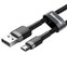 Изображение товара «Кабель Baseus USB For Micro 2.4A 1M Cafule Cable Black/Red» №3