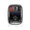 Изображение товара «Автомобильное зарядное устройство с FM-трансмитером Baseus T typed Bluetooth MP3 - (CCTM-B01)» №2
