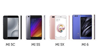 Сравнительные характеристики смартфонов Xiaomi: модели Mi6, Mi5X и Mi5S