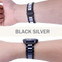 Изображение товара «Ремешок металлический для Amazfit, Haylou, Samsung, Huawei (22 mm) Black/Silver» №2