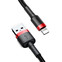 Изображение товара «Кабель Baseus Cafule Cable USB or Lightning 2.4A 1М Black/Grey» №10