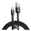 Изображение товара «Кабель Basues USB For Type-C 3A 1M Cafule Cable Black/Grey» №12