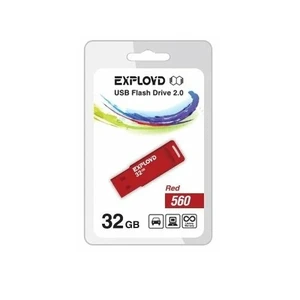 Изображение товара «Флеш-накопитель USB 32gb Exployd 560 USB 2.0 Красный»