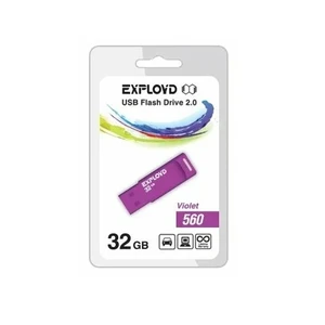 Изображение товара «Флеш-накопитель USB 32gb Exployd 560 USB 2.0 Фиолетовый»