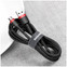 Изображение товара «Кабель Baseus USB For Micro 2.4A 1M Cafule Cable Black/Red» №12