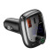 Изображение товара «Автомобильное зарядное устройство с FM-трансмитером Baseus T typed Bluetooth MP3 - (CCTM-B01)» №1
