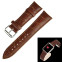 Изображение товара «Ремешок для Apple Watch 42мм, кожаный коричневый, классическая пряжка (крокодил)» №1